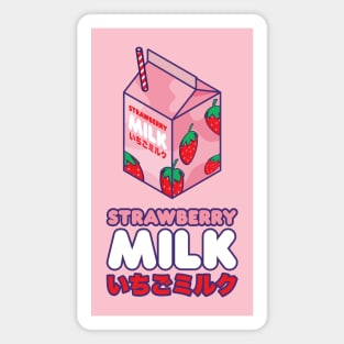 Kawaii Strawberry Milk Magnet